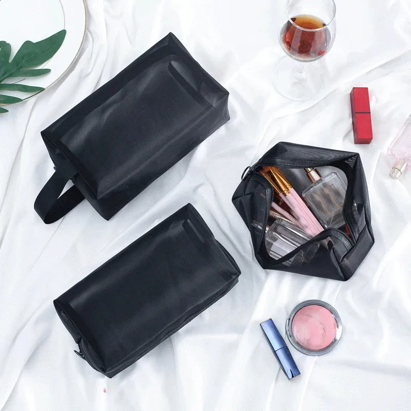 Mesh Transparent Make-Up Männer Frauen Kleine Große Reise Kosmetische Veranstalter Fall Necessaries Make-Up Waschen Kulturbeutel_voghion.com