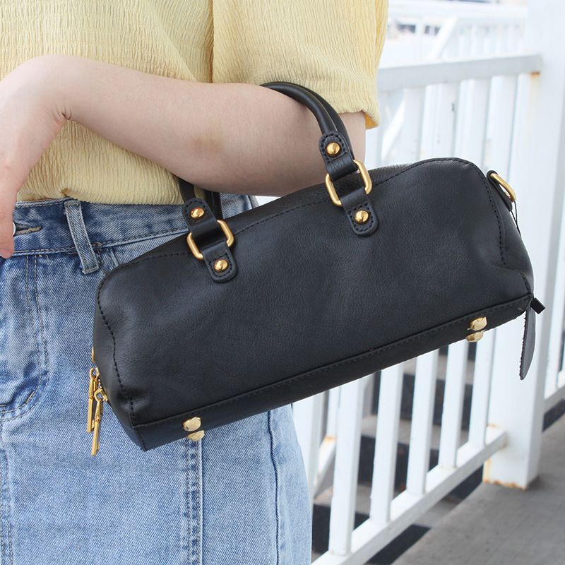 Handtasche Damen Casual Trend Damentasche Umhängetasche Foreign Style Boston Bag_voghion.com