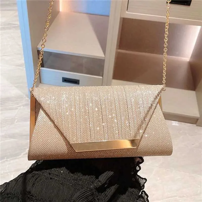 Sac à main élégant pour femme, pochette de soirée, sac à bandoulière avec chaîne, pour banquet, soirée, mariage, Y241019_voghion.com