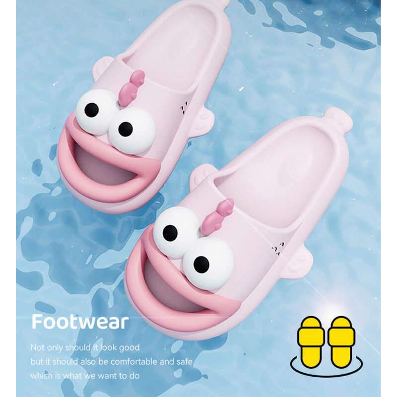 Pantofole estive Chanyi Clown Fish rosse e nuove, stile esterno antiscivolo e odorose, in EVA, con una sola linea, fresche_voghion.com