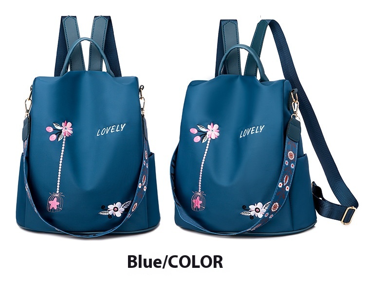 2024 New Oxford Cloth Small Backpack For Women Korean Version Anti-theft Lightweight Single Shoulder Dual-purpose Student Backpack_voghion.com