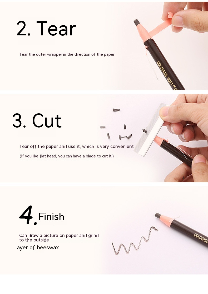 1188 Makeup Artit 'Soft Core Filo di tenuta in acciaio Filo automatico Laer Contraffazione e penna per sopracciglia anti-sudore Bellezza_voghion.com