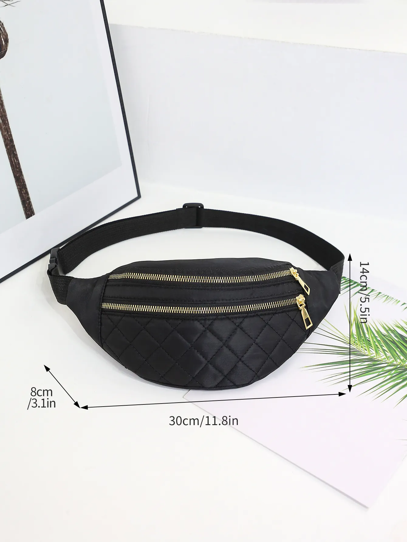 Sac banane pour femme, sac de voyage à bandoulière, pochette pour argent, sacs de poitrine, ceinture, poche pour sac à main_voghion.com