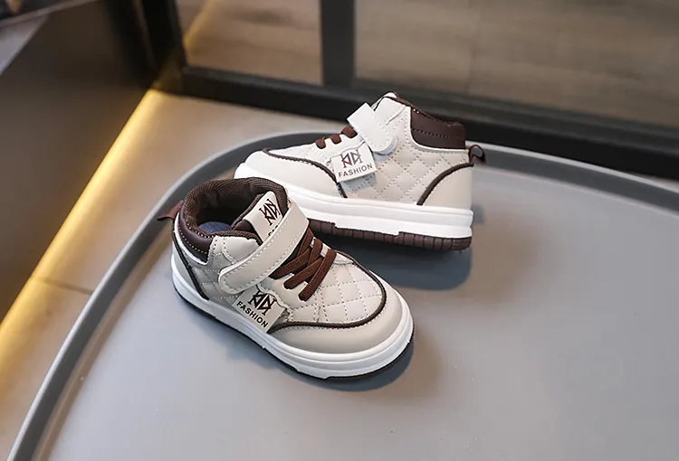 Toddler Boy Basketball Girl Sport Non-slip Footwears Autumn Student Kidsnest New Outdoor Shoes Sizes US5c-US1y_voghion.com