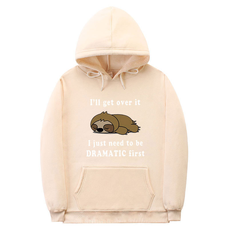 Abbigliamento maschile Felpa con cappuccio con stampa animalier alla moda per primavera e autunno Fondo a coste per uomo e donna, casual, sportivo, tendenza, tutto abbinato_voghion.com