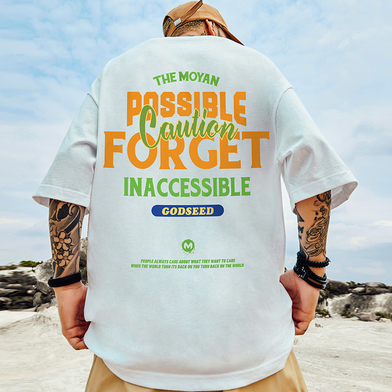 Κοντό μπλουζάκι oversize για φοιτητές, μοντέρνο ανδρικό μπλουζάκι Instagram, με μεγεθυμένο μπλουζάκι με γράμματα και φαρδιά μανίκια, καλοκαιρινό_voghion.com