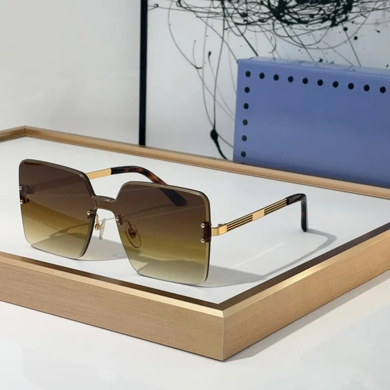 Lunettes de soleil de marque pour femme et homme, verres solaires tendance, pour couple, G1623, avec boîte, montures vintage_voghion.com