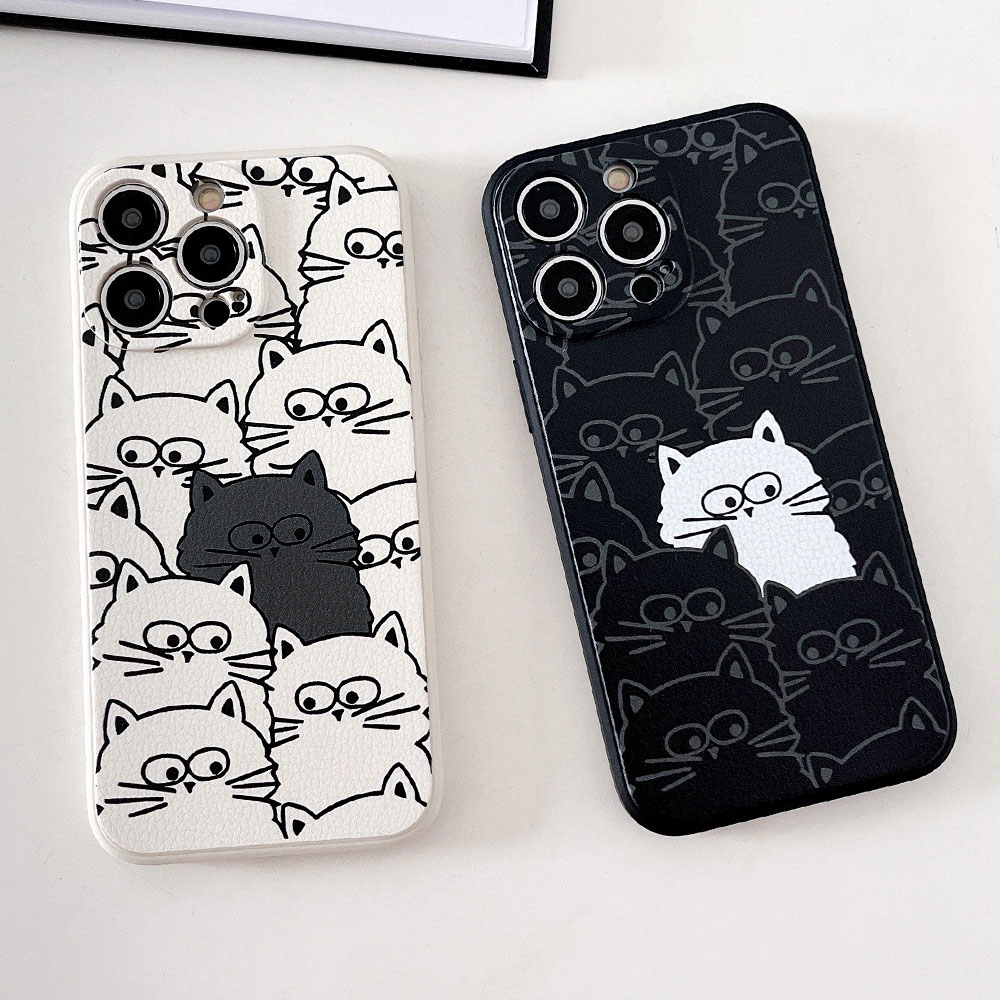 Cover telefono gatto cartoon simpatica per samsung galaxy_voghion.com