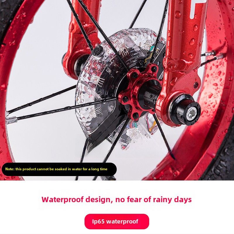 Mașină de echilibru pentru copii Impression Wer Drum Bicicletă Hot Wheel Încărcare USB Bicicletă glisantă Lumină de avertizare pentru călătorie de noapte_voghion.com