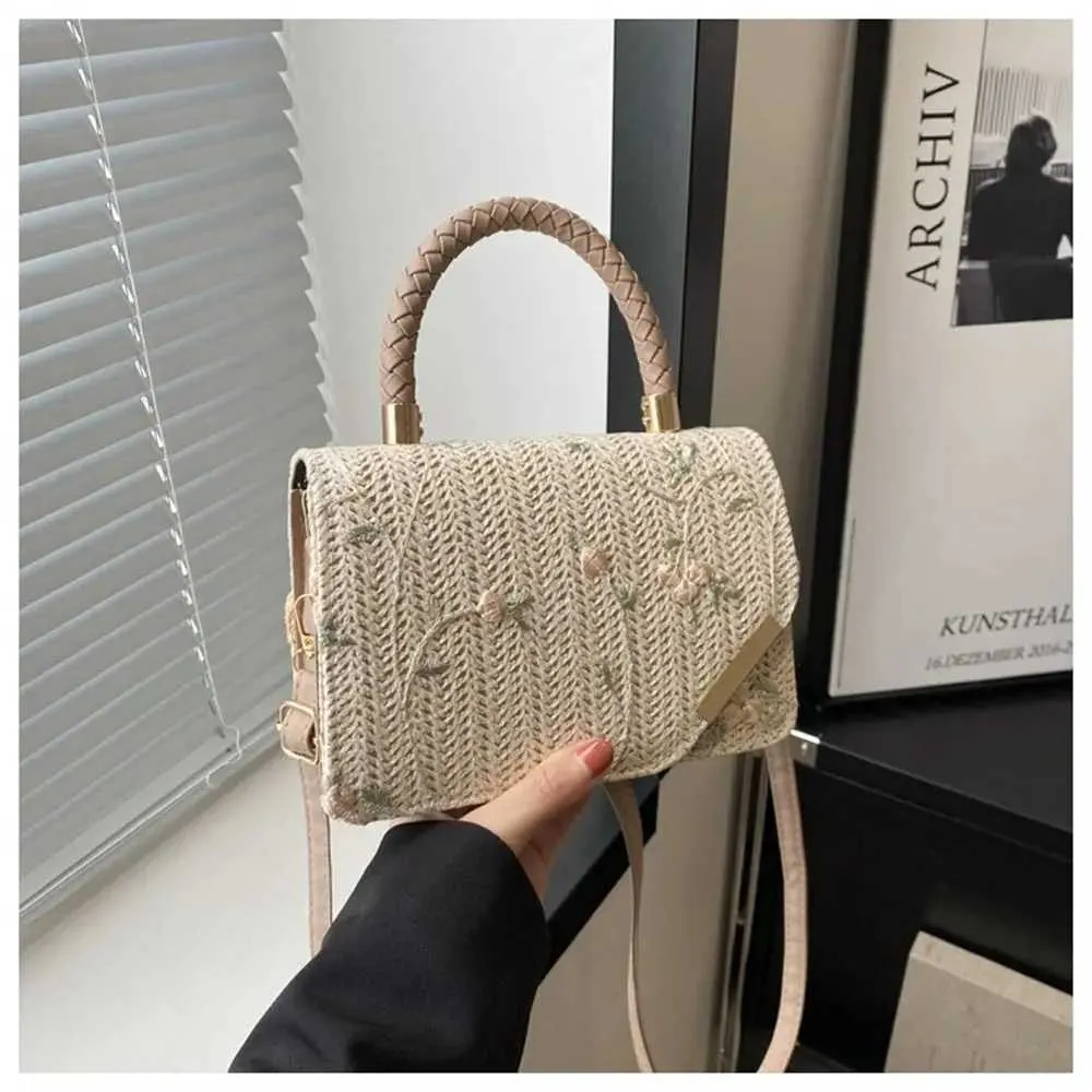 Borsa a tracolla in paglia boho per donna estate spiaggia mare_voghion.com