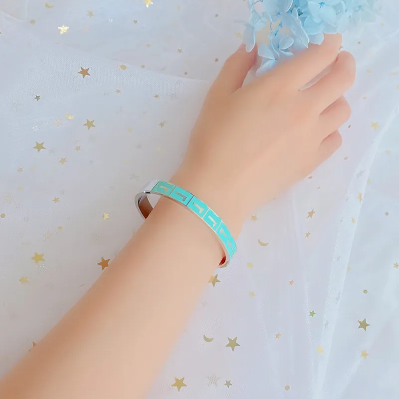 Bracciale alla moda 2021, bracciale da donna in acciaio al titanio e argento di alta qualità, gioielli hip hop personalizzati._voghion.com