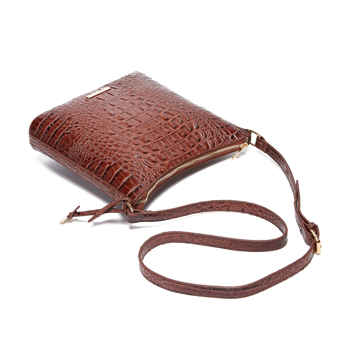 retro women's bag multi-color crocodile pattern Brahman_voghion.com