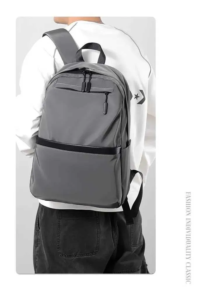 Men Business Backpack Laptop Student Travel Bag BackpackC241011C241011_voghion.com