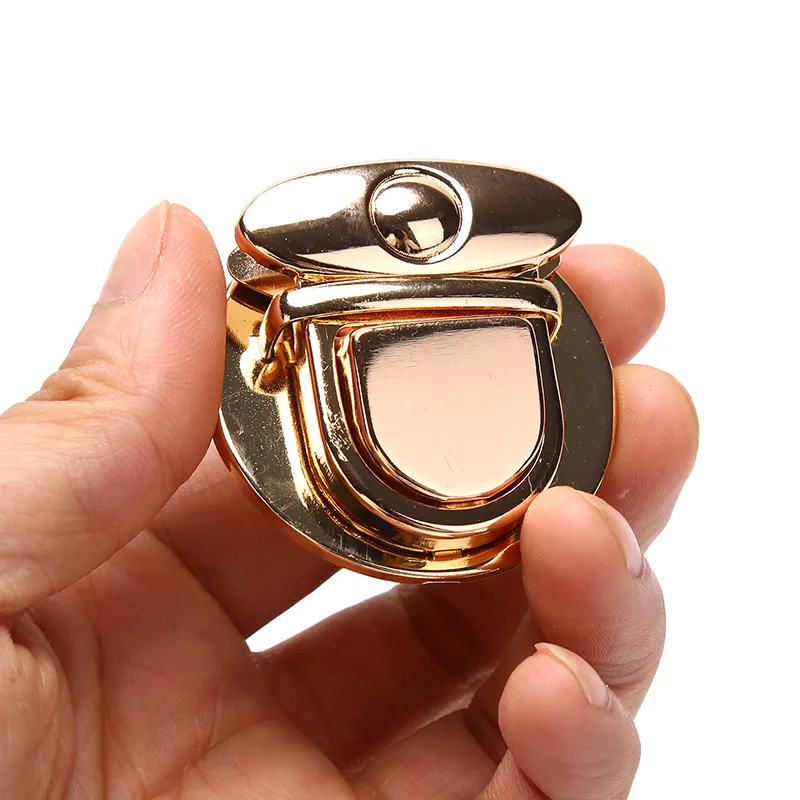 1Pcs Metall Durable Verschluss Drehen Twist Lock Für DIY Handtasche Geldbörse Lage Hardware Verschluss Tasche Teile Zubehör_voghion.com