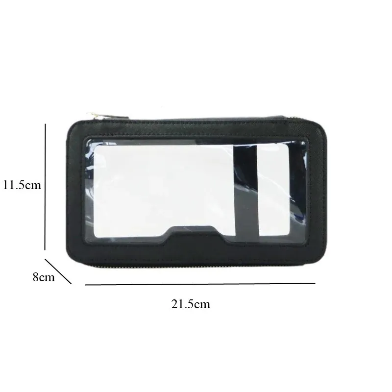 Borsa per cosmetici a doppio strato, in pelle TPU trasparente, semplice, portatile, impermeabile, da viaggio 241128_voghion.com