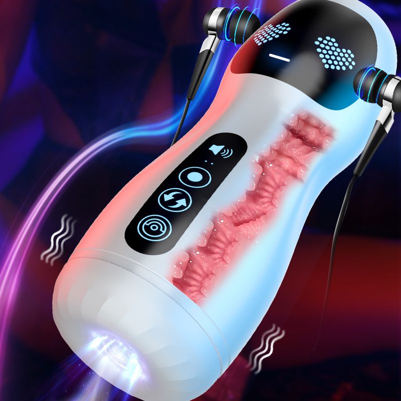 Vero Masturbazione Automatica Maschile Tazza Succhiare Tascabile Figa Silicone Giocattoli Sessuali Per Uomini Vibratore per Adulti_voghion.com