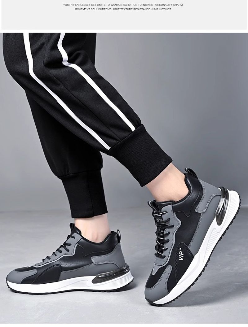 Tide Summer Board Explosion Leather High-top Hundred Sports Waterproof Non-slip Men's Shoes_voghion.com