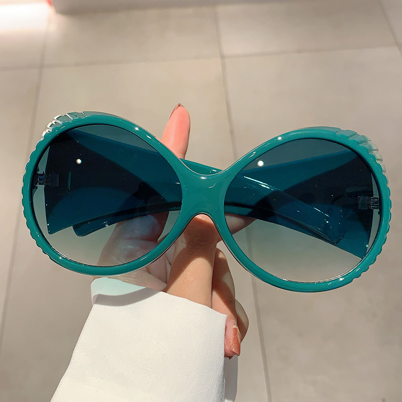 European and American fashion full frame large frame sunglasses one-piece double beam driving sunglasses anti-ultraviolet cross-border wholesale_voghion.com