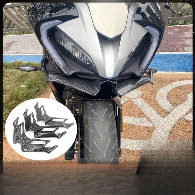 Adecuado para alerón inferior de ala fija competitiva Chunfeng 250SR, alerón lateral, accesorios de modificación de motocicleta_voghion.com
