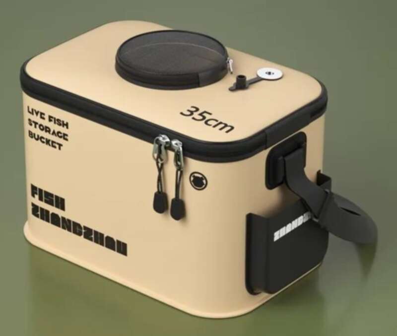 Caja plegable de EVA Lingte Live Protection, cubo para peces con agua espesa, suministros de pesca_voghion.com