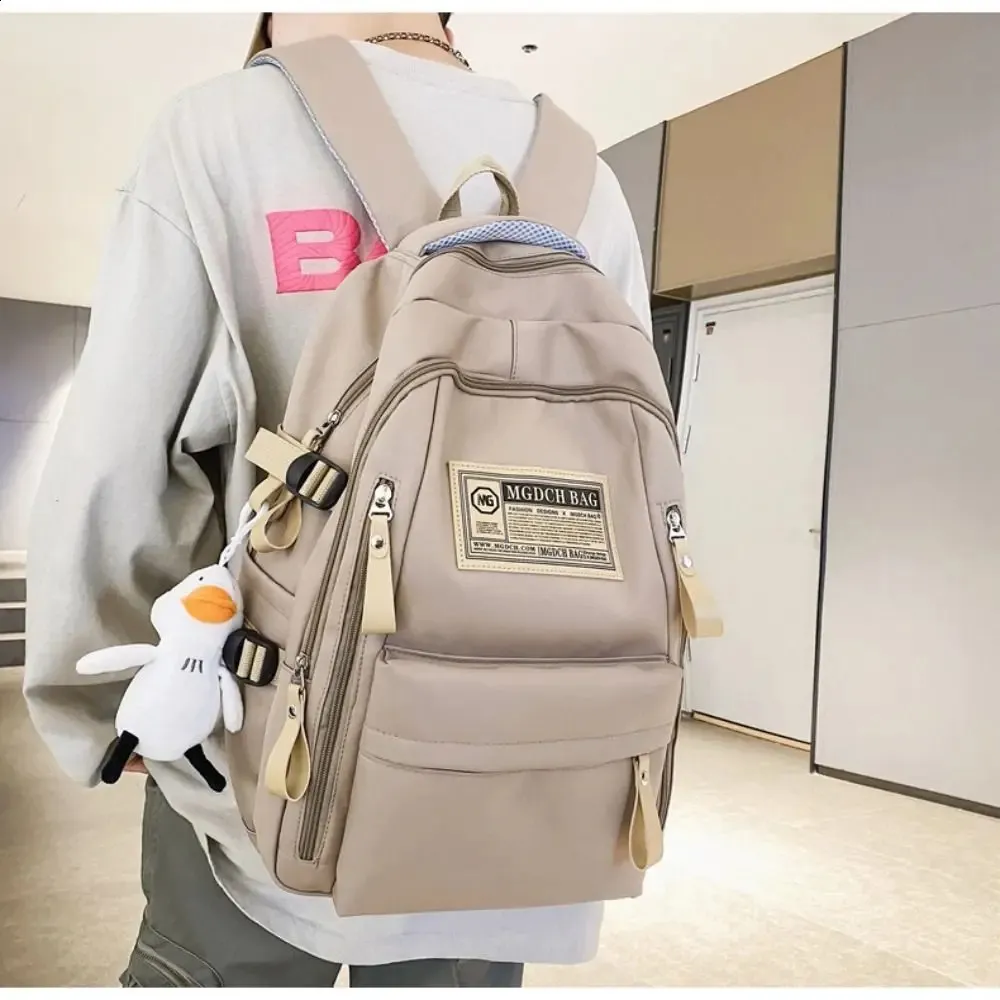 Damen Rucksack Aus Nylon Für Freizeit Uni Schule Und Reisen_voghion.com