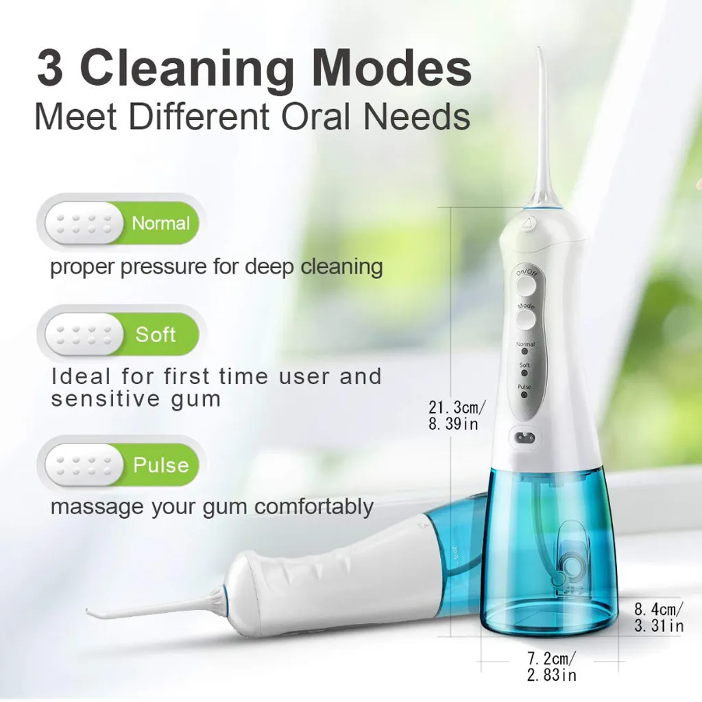 Desktop Flosser - 300ml｜Cordless｜2 Tips｜EU Dental_voghion.com