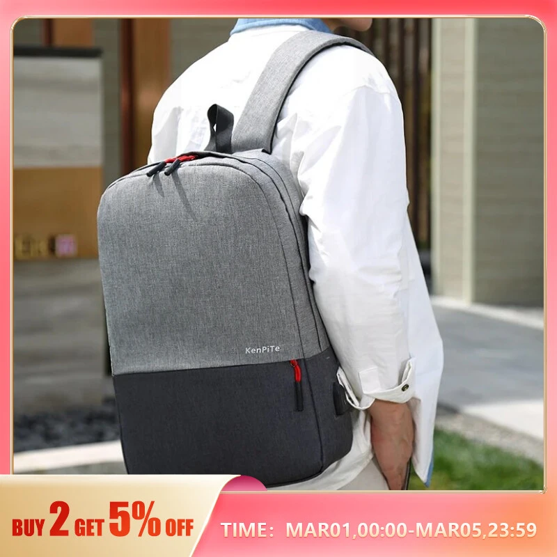 Geschäftslebenstasche für Männer, tragbares USB-Multifunktionsladegerät, große Kapazität, Oxford Grill, tragbares Bürogerät, 14"_voghion.com