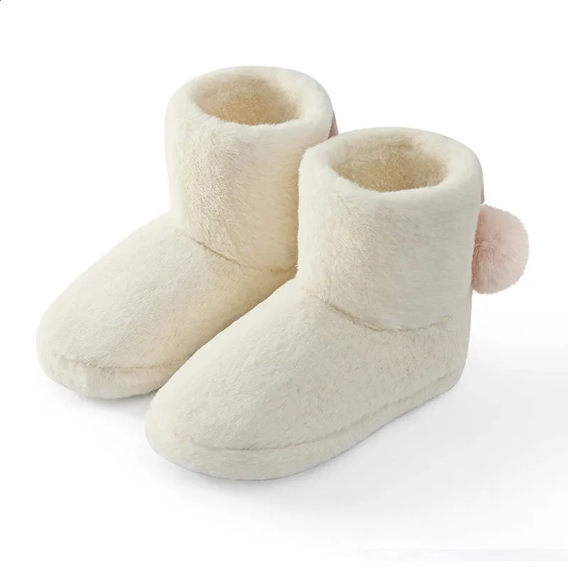 Zachte dames sneeuwlaarzen met antislip voor in en om huis_voghion.com