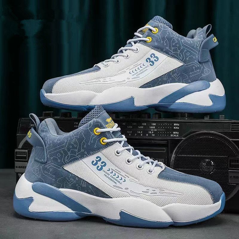 High-Top-Schuhe 2024 Frühlingstrend Studenten Laufschuhe Freizeitschuhe Herren Sportschuhe neue Basketballschuhe_voghion.com