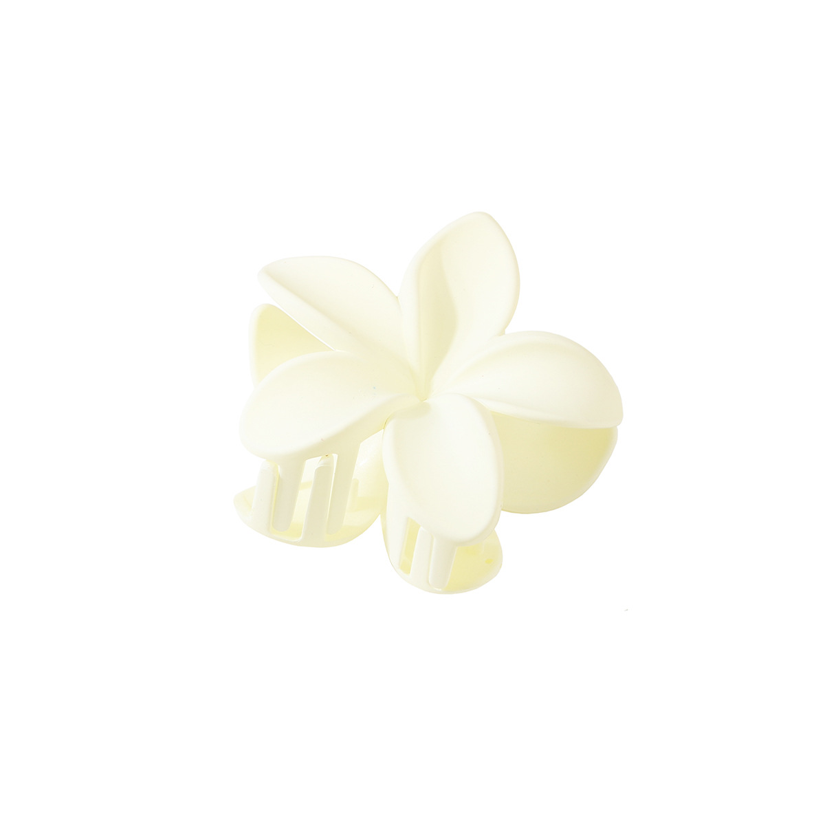 Women's Hair Accessories 8CM Flower Hairpin Frosted Large Plumeria Clip Back Of The Head Hair Shark Clip_voghion.com