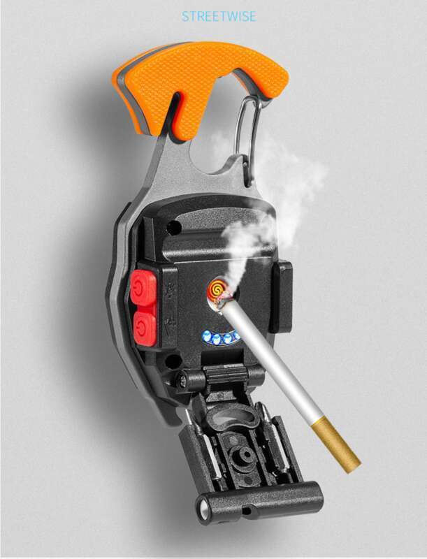 Šokirano! Prvi privjesak za ključeve s funkcijom paljenja cigarete, punjenjem i jakim LED svjetlom, neophodan za kampiranje u automobilu_voghion.com