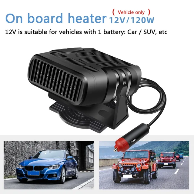 2v1 elektrický ventilátor Coog Zimní topení do auta Chladič vzduchu 12V/24V Auto Odmrazování čelního skla Odmlžovač Webasto_voghion.com