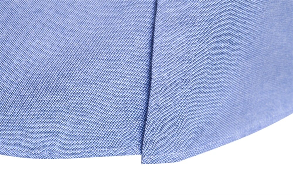 Camicia casual uomo in cotone oxford maniche lunghe business_voghion.com