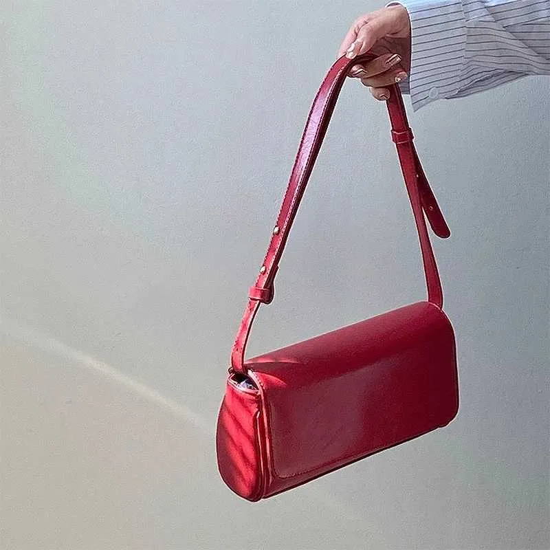 Borsa da donna vintage, rosso vino, sottobraccio, alla moda, semplice, in pelle PU, quadrata, con texture, da sposa, a tracolla_voghion.com