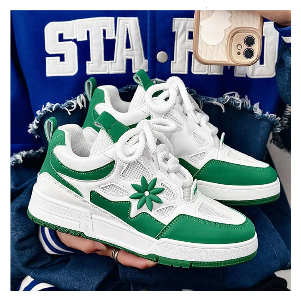 2024 Spring Korean Edition Bread Student Leisure Hot New Board Men's Niche Trendy Skateboarding Shoes_desvips.com