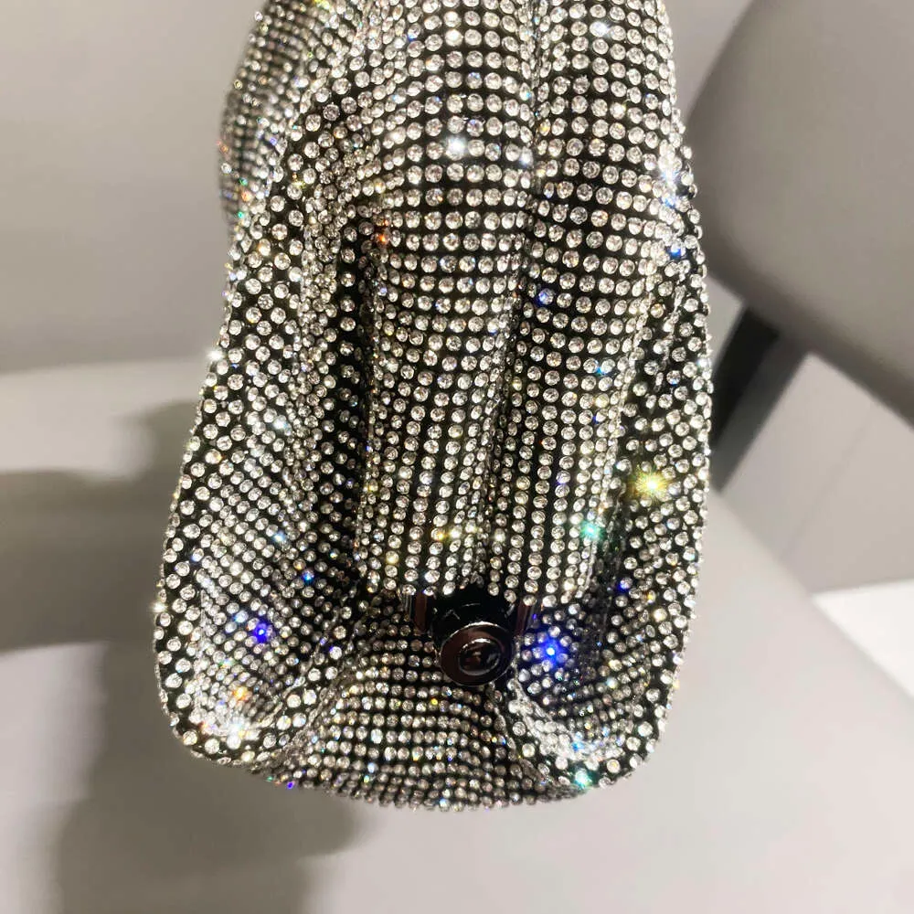 Pochettes de soirée faites à la main avec poignée brillante, nouveaux sacs à main et sacs à main pliables de créateur pour fête de mariage de haute qualité_voghion.com