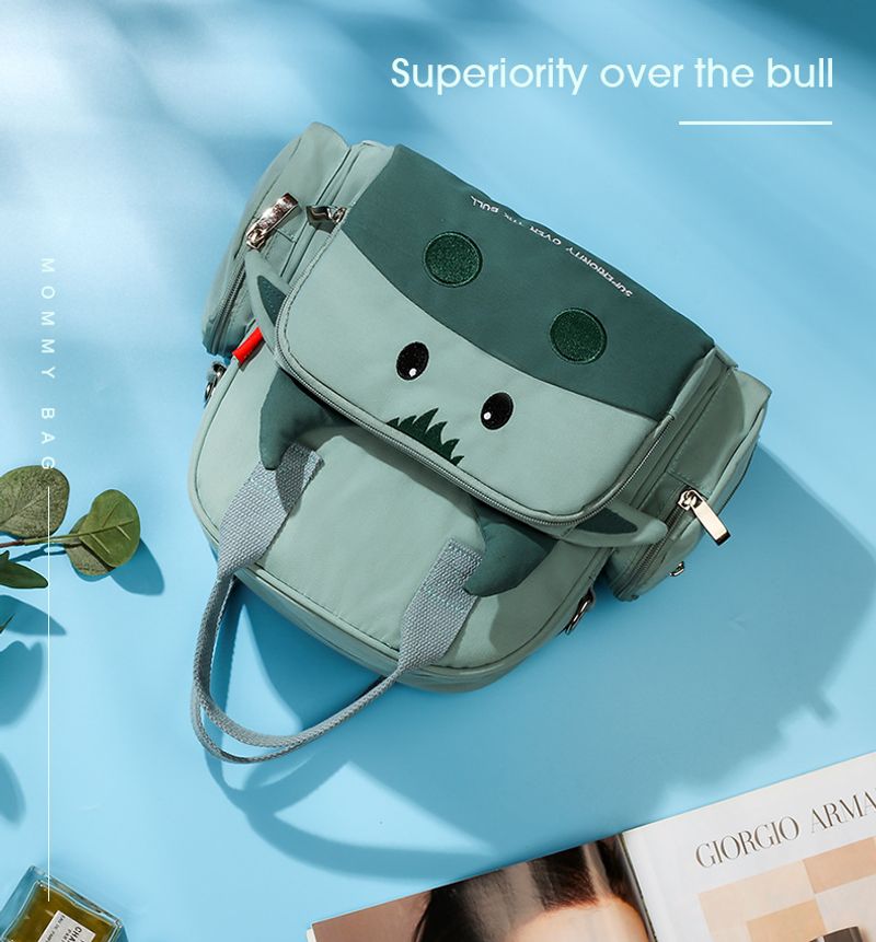 Mamatasche, multifuncionaler Ausflugsrucksack aus Nylon, modische Umstandstasche Mutter und Baby, eine Schulter,_voghion.com