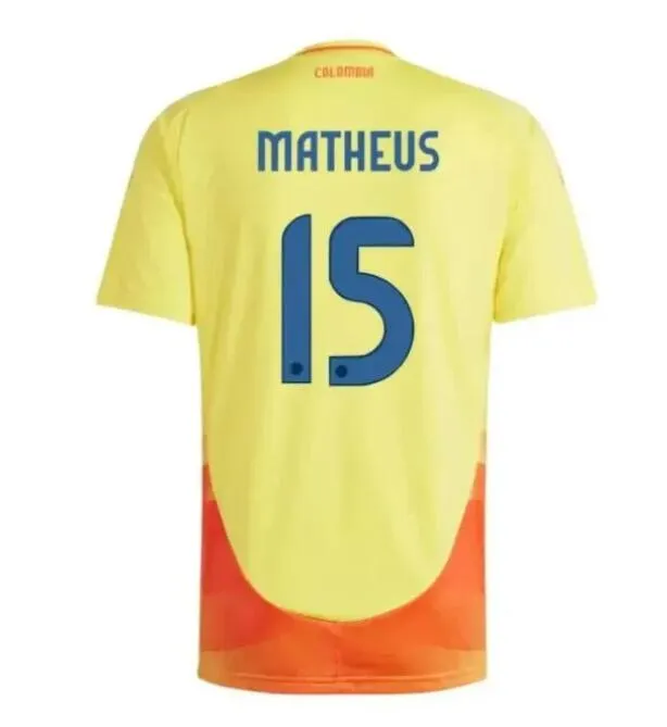 24/25 ColOMbiA JAMES Maglie da calcio per bambini Kit 2025 CoLUmBIa Maglia da calcio per squadra nazionale Home Away Set Camisetas 2024_voghion.com
