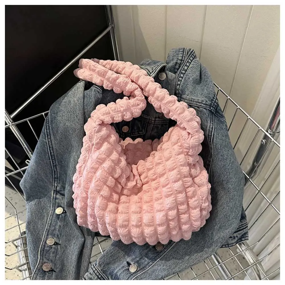 Borsa a tracolla plissettata bubble per donna grande capienza_voghion.com
