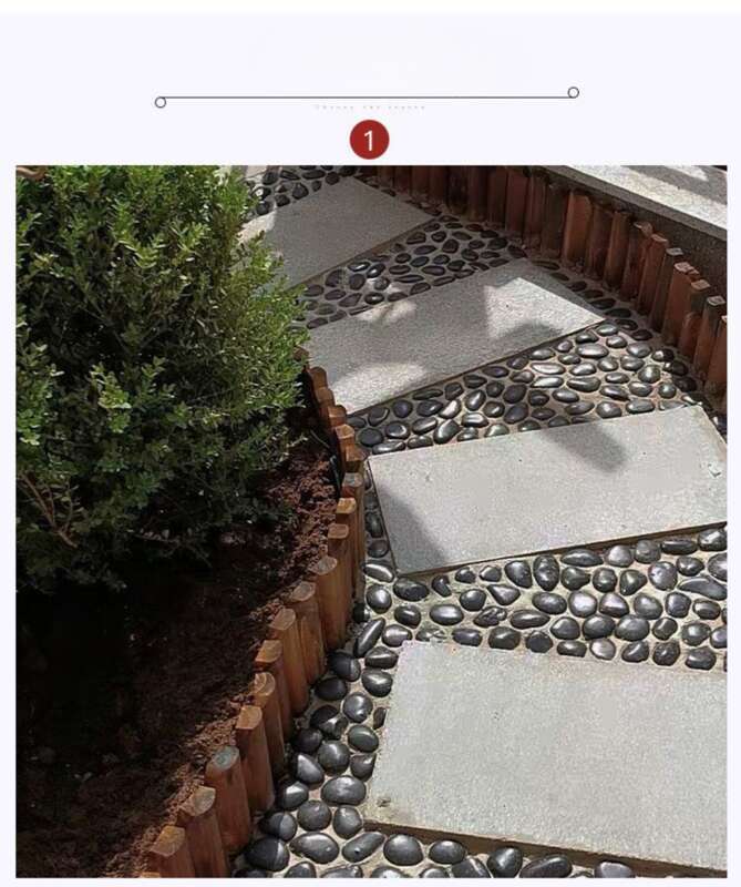 【 6673 recensioni di persone 】 50 libbre di ciottoli levigati, giardinaggio con fiori di pioggia, decorazione, pavimentazione, Black St,_voghion.com