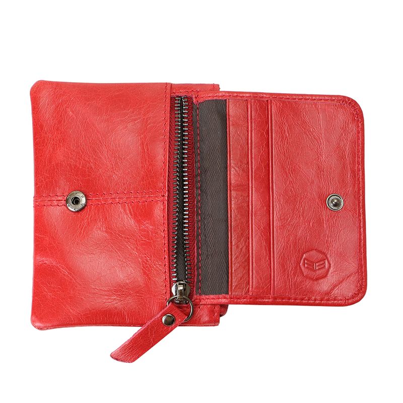 URBAN MASTER r Kurze Retro-Geldbörsen Unisex, Kreditkartenetui aus Leder, perfekte Geldbörse mit einfarbiger Klappe für_voghion.com