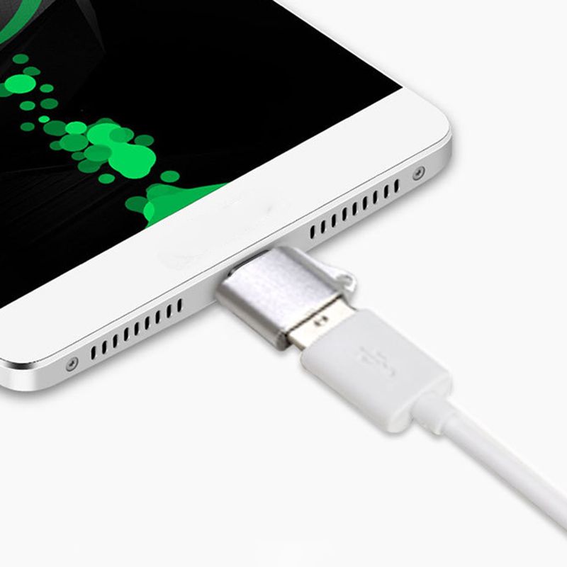Xinweiqing Charger Adapter Charging Data Transmission Mini Type-c to USB Female Converter for Mobile Phone_voghion.com