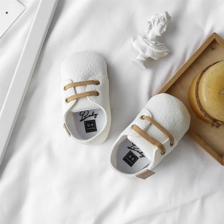 Infant Leather Boy Girl Shoes Multicolor Toddler Rubber Sole Anti-slip Cutefeet First Walkers Baby Newborn shoes 0-18_voghion.com