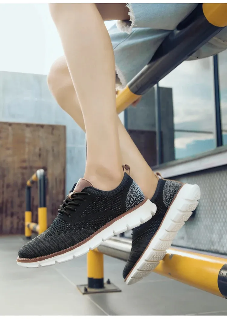 Mocassini oxford in mesh da uomo - scarpe in pelle eleganti_voghion.com