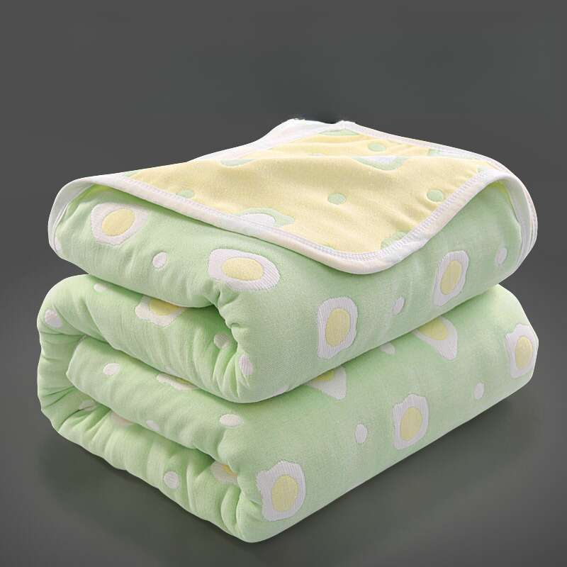 Six-layer Gauze Towel, Cotton Air-conditioning, Summer Children, Baby Nap Blanket, Gift_voghion.com