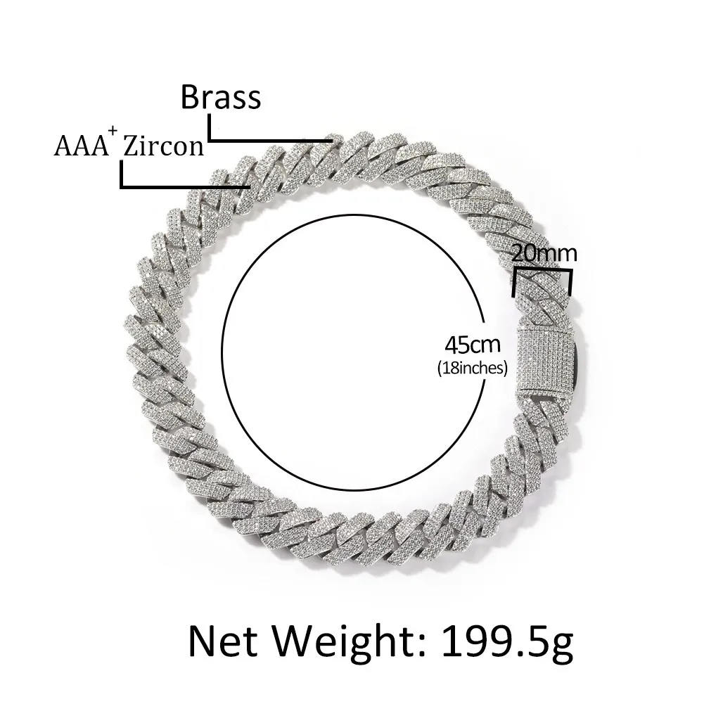 Collar de joyería para hombre, pulsera para mujer, plata de ley personalizada de Miami, regalo a través de un probador de diamantes Moissanite ZRN3_voghion.com