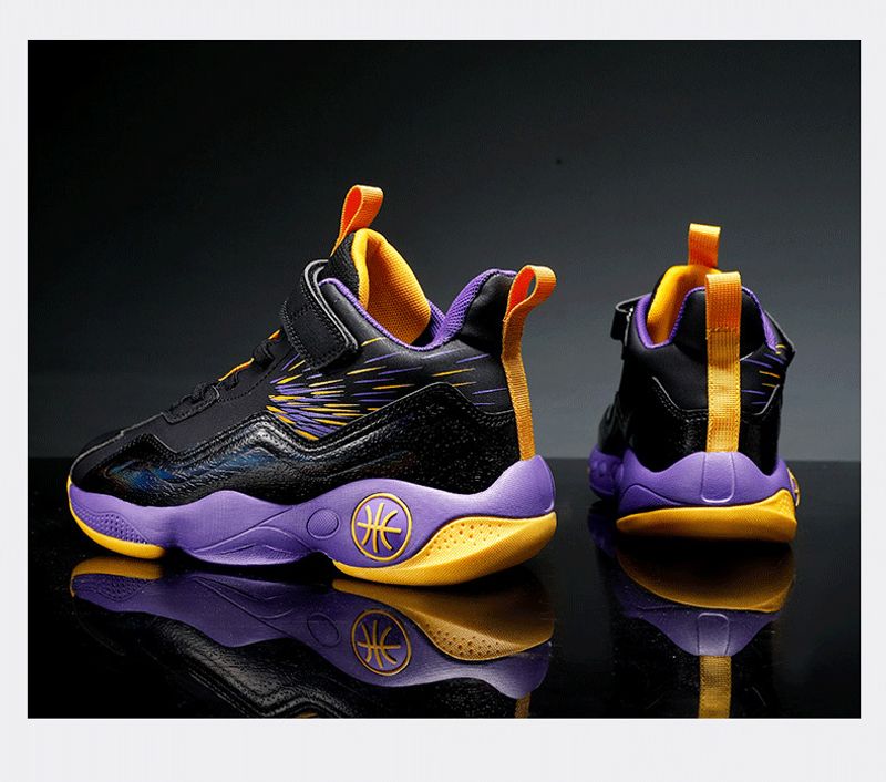 Boys' youth professional sneakers summer new children's sports basketball shoes_voghion.com