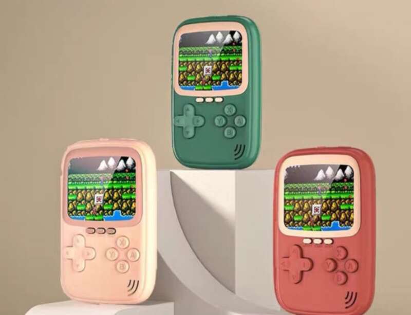 New 500 In One Mini Version GAME Mobile Power Bank INS Handheld Game Console_voghion.com