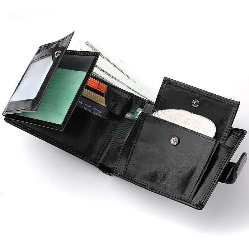 Short Cross-button Large-capacity Wallet_voghion.com