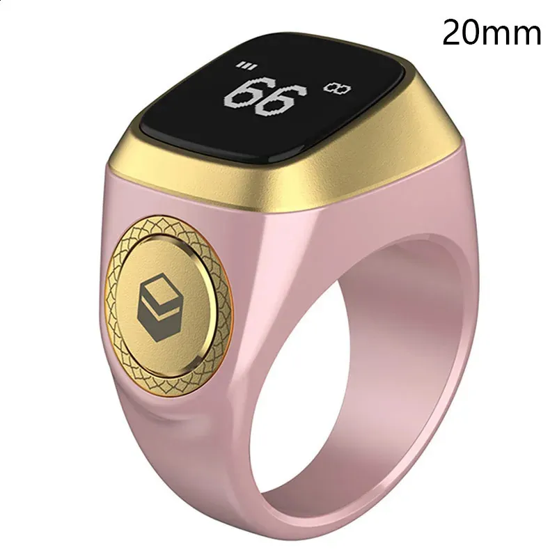 Smart Tasbih Tally Counter Ring pentru musulmani Zikr Digital Tasbeeh 5 Prayer Time 240730_voghion.com